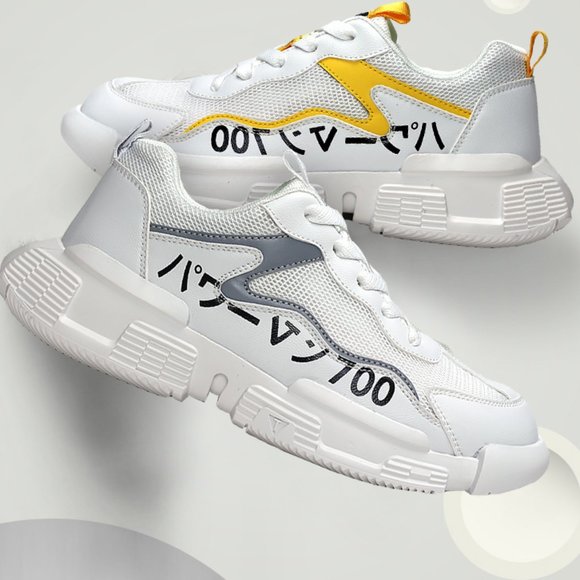 Classic Sneakers Shoes Men Breathable White Shoes